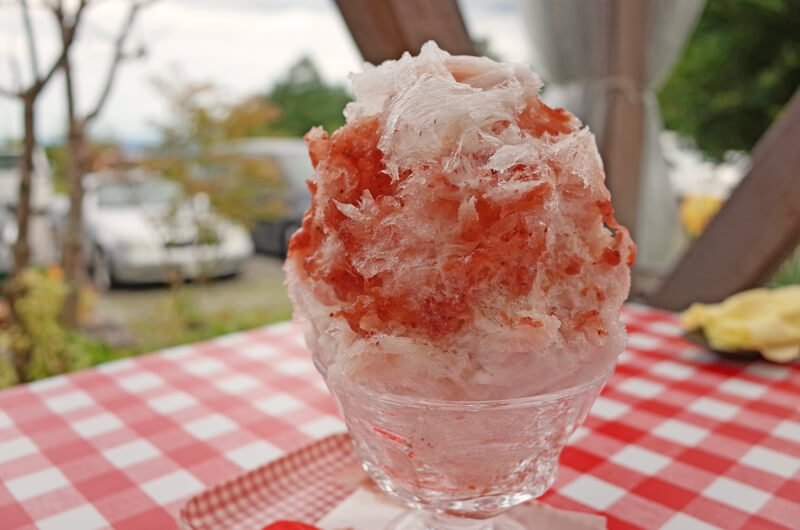 未知の氷の食感を楽しむ - 四代目徳次郎の日光天然氷のかき氷