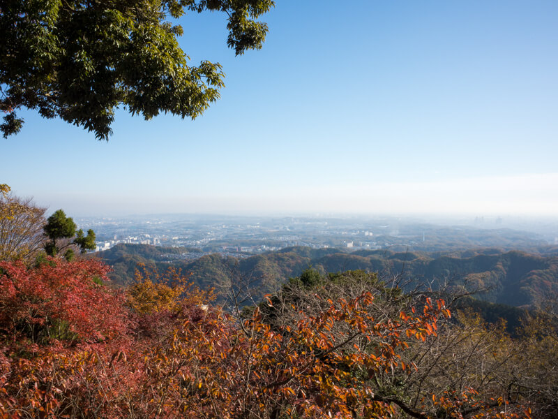 高尾山からの眺め